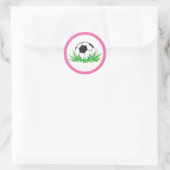 Girl Soccer Party Stickers (Tasche)