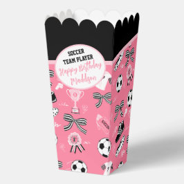 Girl Soccer Player Geburtstagsparty Girl Pink Geschenkschachtel