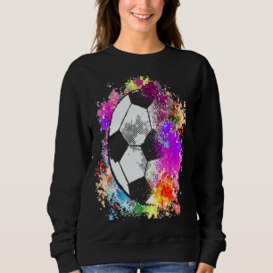 Girl Soccer Player Team Goalie Captain Cleats Mo Sweatshirt