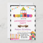 Girl-Spielplatz Einladung (Vorderseite)