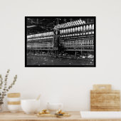 Girl Spinner in a Cotton Mill in Roanoke, VA 1911 Poster (Küche)