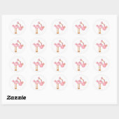 Girl Stork Sticker (Blatt)