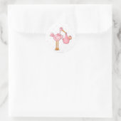 Girl Stork Sticker (Tasche)
