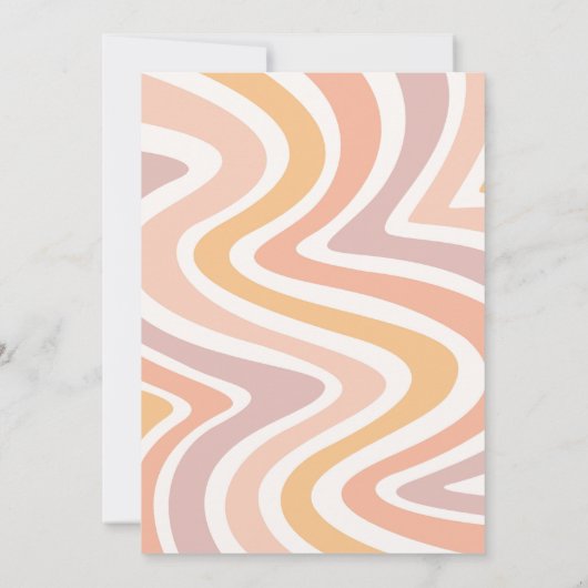 Girl Sun Monthly Banner Card - Zwölf Monate Einladung (Rückseite)