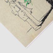 Girl Sunflower Tissue Seidenpapier (Ausschnitt)