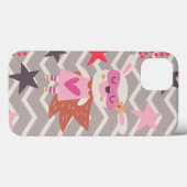 Girl Superhero Bunny Case-Mate iPhone Hülle (Rückseite (Horizontal))