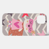 Girl Superhero Bunny Case-Mate iPhone Hülle (Rückseite (Horizontal))