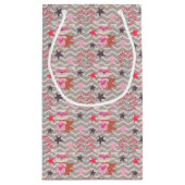 Girl Superhero Bunny Kleine Geschenktüte (Rückseite)