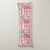 Girl Superhero Bunny Seitenschläferkissen (Vorderseite Vertikal)