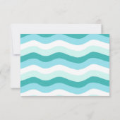 Girl Surf's up Surf Beach Geburtstag Danke Karten (Rückseite)