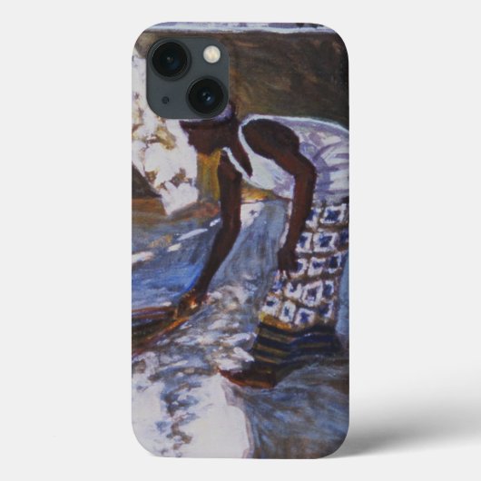 Girl Sweeping I 2002 Case-Mate iPhone Hülle (Rückseite)