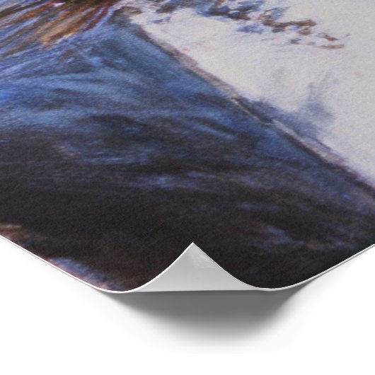 Girl Sweeping I 2002 Poster (Ecke)