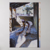 Girl Sweeping I 2002 Poster (Vorne)