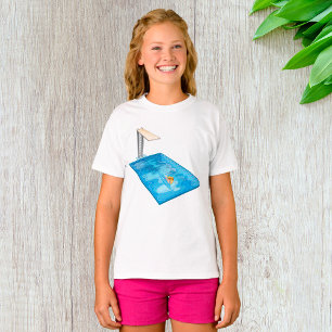 Girl Swimming T - Shirt