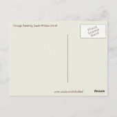 Girl Swinging Postkarte (Rückseite)