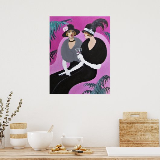 Girl Talk Poster (Küche)