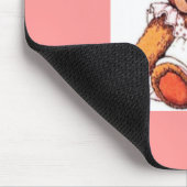 Girl Teddy Bear Mousepad (Ecke)