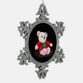Girl Teddybear Christmas Ornament (Links)