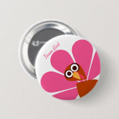 Girl Thanksgiving Gender Reveal Button (Vorne & Hinten)