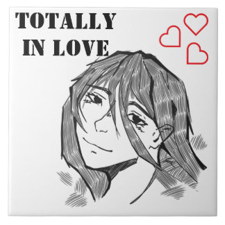 Girl totally in love lineart  fliese