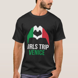 Girl Tour Venedig Italien Niedlich Matching Italia T-Shirt