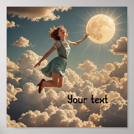 Girl-Traumretro Poster (Vorne)