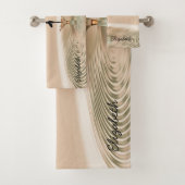 Girl Tree Silhouette Yoga Badhandtuch Set (Insitu)