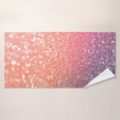 Girl Trend Rose Gold Blush Glitzer Badehandtuch (Badehandtuch)