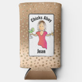 Girl Trip Funny Sprichwort Glam Spaß Cartoon Selters Dosenkühler (Vorderseite)