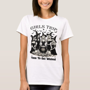 Girl Trip Hexe Cauldron - Spooky Halloween Squad T-Shirt