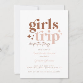Girl Trip + Itinerary Combo Einladung