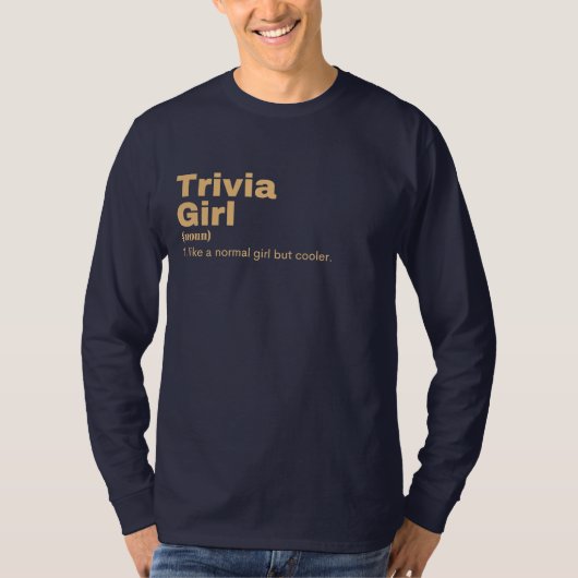 Girl - Trivia T-Shirt (Vorderseite)