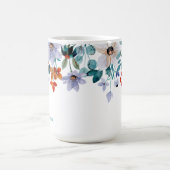 Girl Tropical Foliage Pattern Kaffeetasse (Mittel)