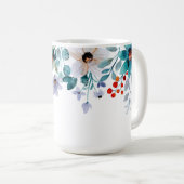 Girl Tropical Foliage Pattern Kaffeetasse (VorderseiteRechts)