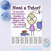 Girl Tutor Flyer (Einzeln)