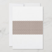 Girl Twins Damask Einladung (Rückseite)