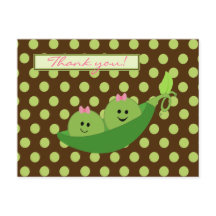 Girl Twins Peas in einer Pod Baby Dusche Vielen Da