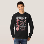 Girl Ukulele Player I Women Ukulele I Daughter Uku T-Shirt (Vorne ganz)
