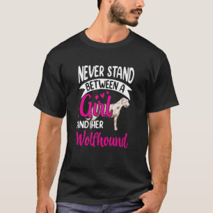 Girl und ihr Wolfhound Irish Greyhound Irish Wolfh T-Shirt