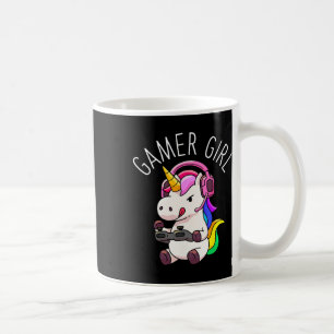 Girl Unicorn Gaming Niedliches Videospiel Geschenk Kaffeetasse