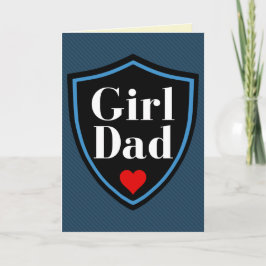 Girl Vater Vatertag Card Karte