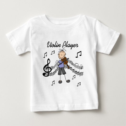 Girl Violin Player Tshirts und Geschenke (Vorderseite)