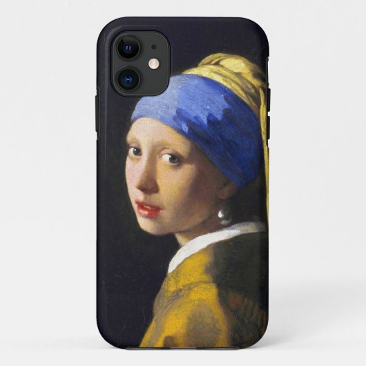 Girl w Pearl Earring ~ Vermeer Case-Mate iPhone Hülle (Rückseite)