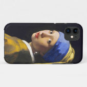 Girl w Pearl Earring ~ Vermeer Case-Mate iPhone Hülle (Rückseite (Horizontal))