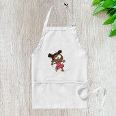 Girl Walking A Tightrope Schürze