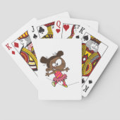 Girl Walking A Tightrope Spielkarten (Rückseite)
