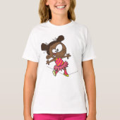 Girl Walking A Tightrope T-Shirt (Vorderseite)