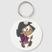 Girl Wandern Schlüsselanhänger (Vorderseite)