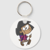 Girl Wandern Schlüsselanhänger (Rückseite)