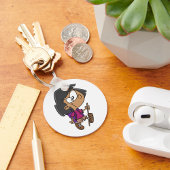 Girl Wandern Schlüsselanhänger